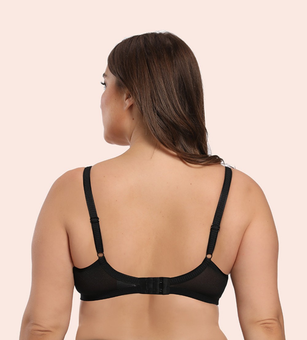 3 Pack Womens Underwire Push Up Bra Seamless Comfort T-Shirt Plus Size Bra